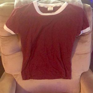 PINK Maroon Tee